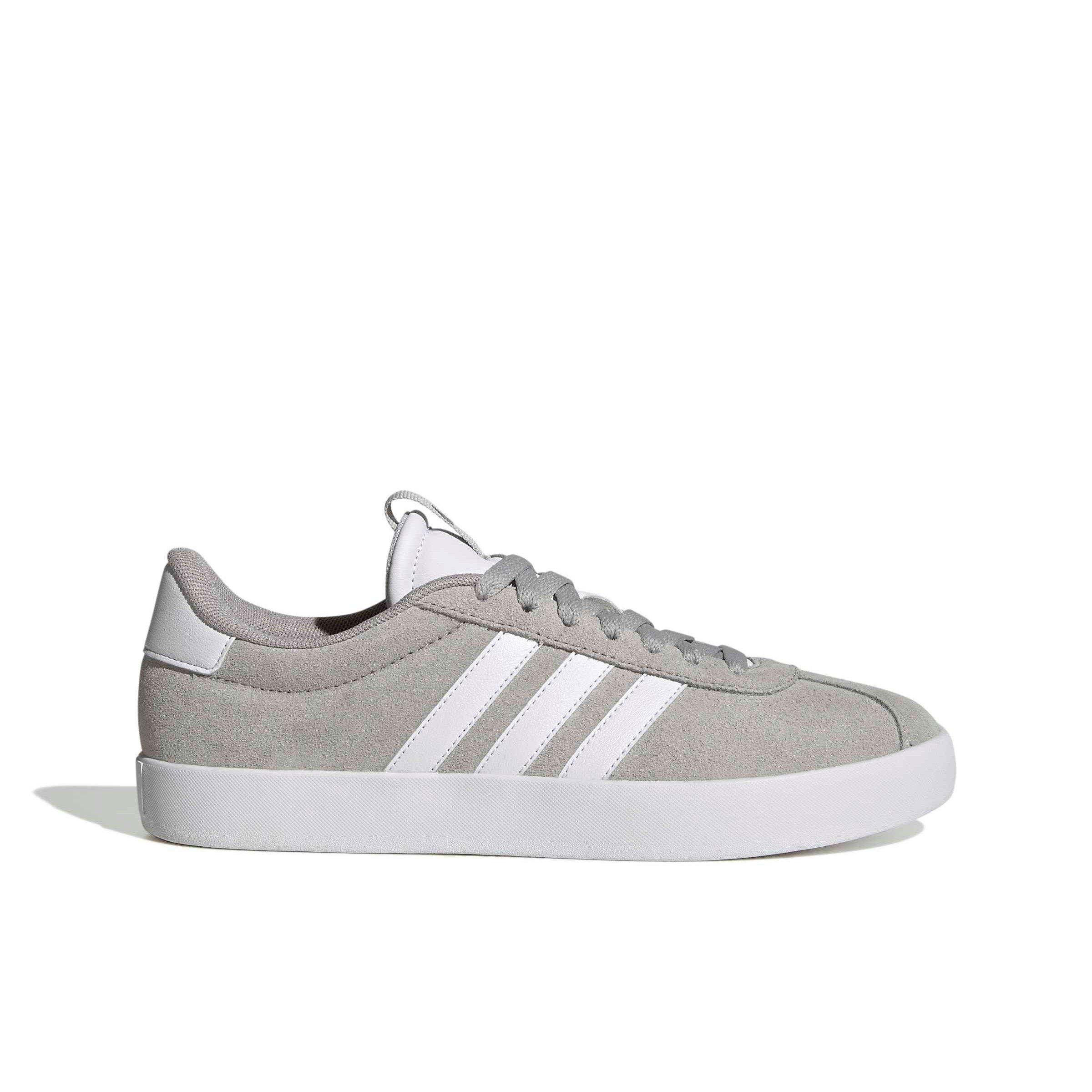 adidas VL Court 3.0 "Grey Two/Ftwr White/Silver Metallic" Women's Shoe - GREY/WHITE/SILVER